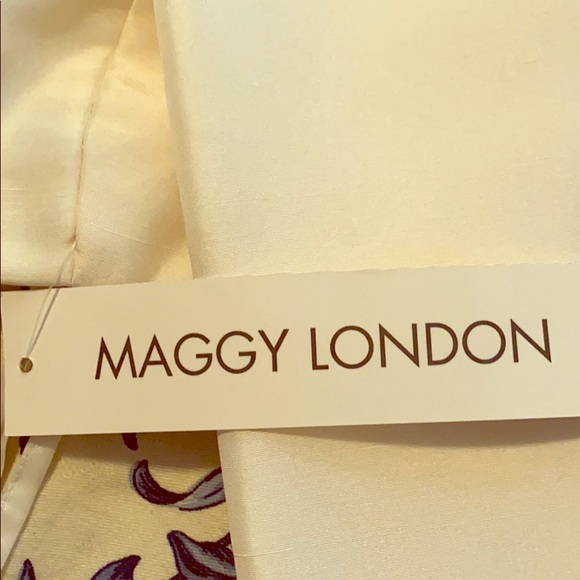 MAGGY LONDON Silk Slacks NWT - Picture 4 of 6